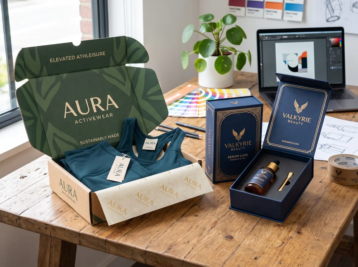 Custom branded product packaging