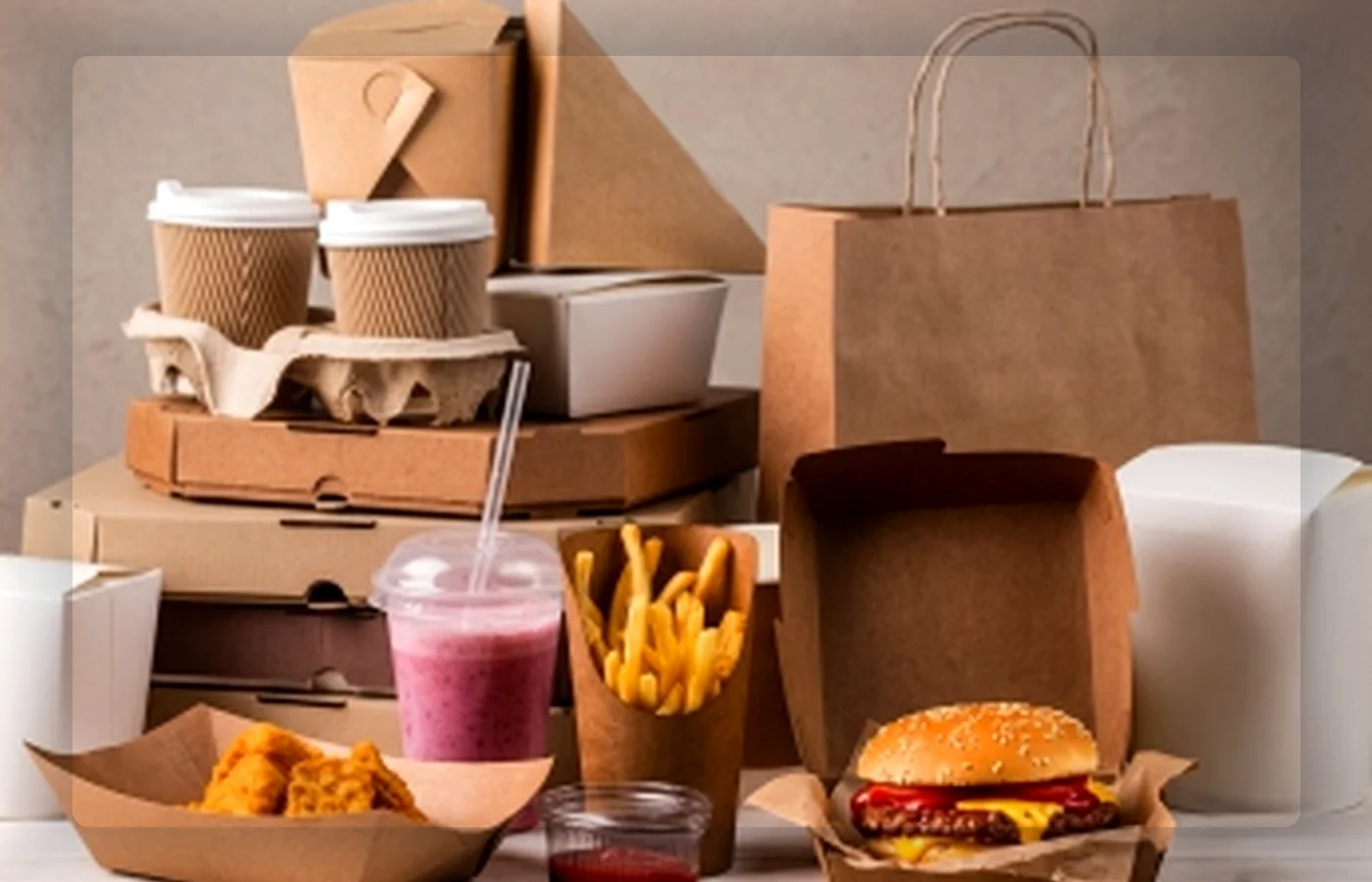 Takeout boxes
